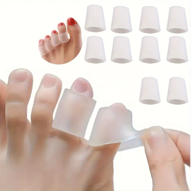 Sneaker Protector - Protetores de dedos de silicone, 2/4/10/20