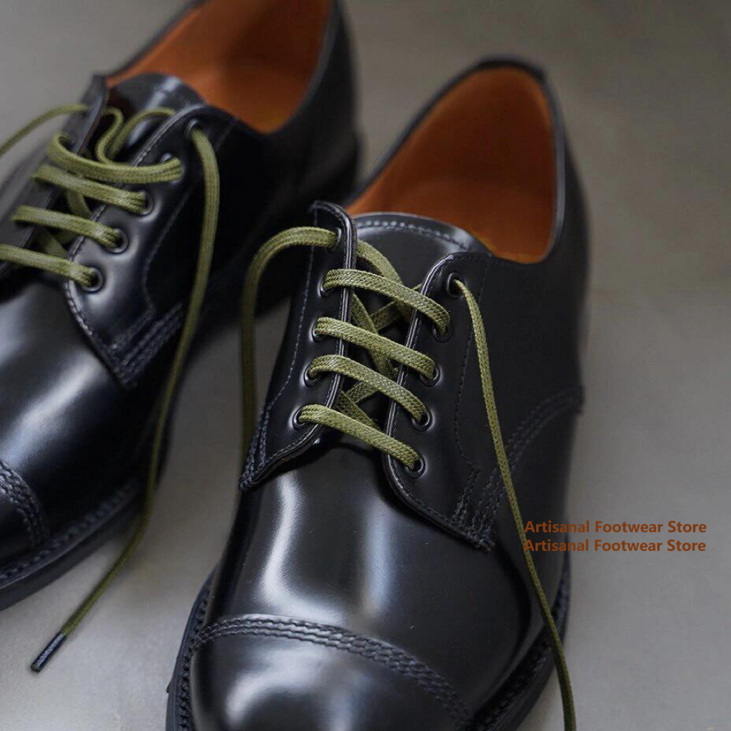 Sapatos Oxford de couro preto, - Leather Shoe Polish avaliação e preço