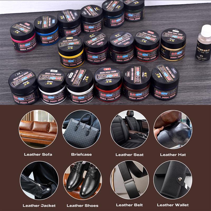 50ml acrílico reparação de cou - Leather Shoe Polish avaliação e preço