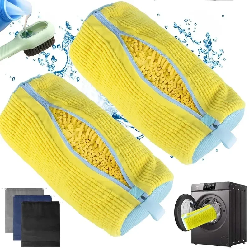 2/3 pçs saco de máquina de lav - Shoe Cleaning Brush avaliação e preço