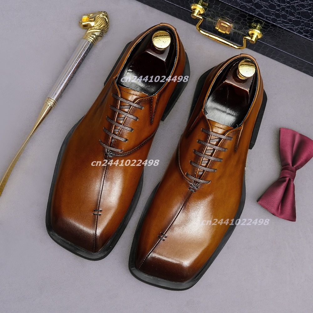 Sapatos Oxford de couro castan - Leather Shoe Polish avaliação e preço