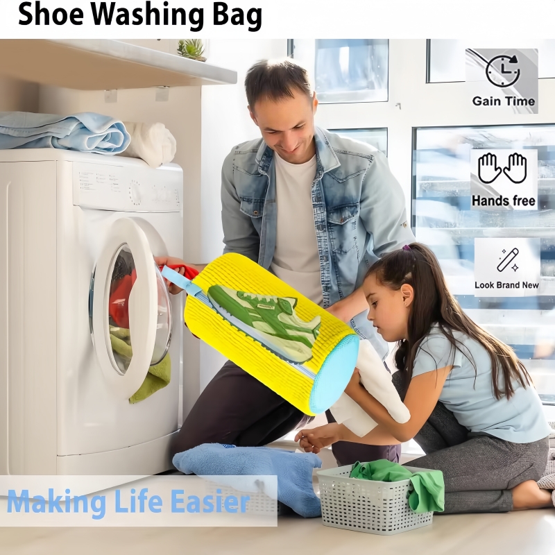 1/2/4 Peças de Saco para Lavar - Shoe Cleaning Brush avaliação e preço
